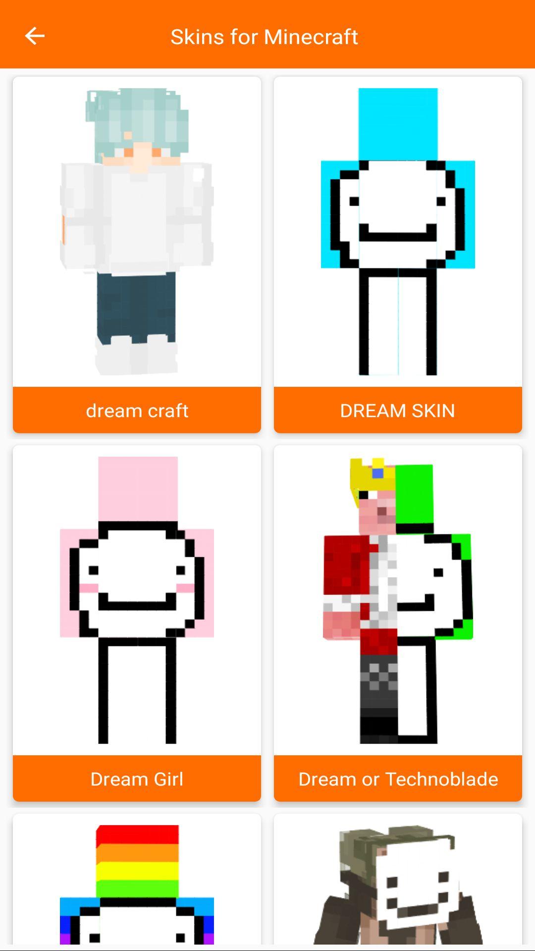 Скачать Dream Skins for Minecraft PE на ПК | Официальный представитель  GameLoop