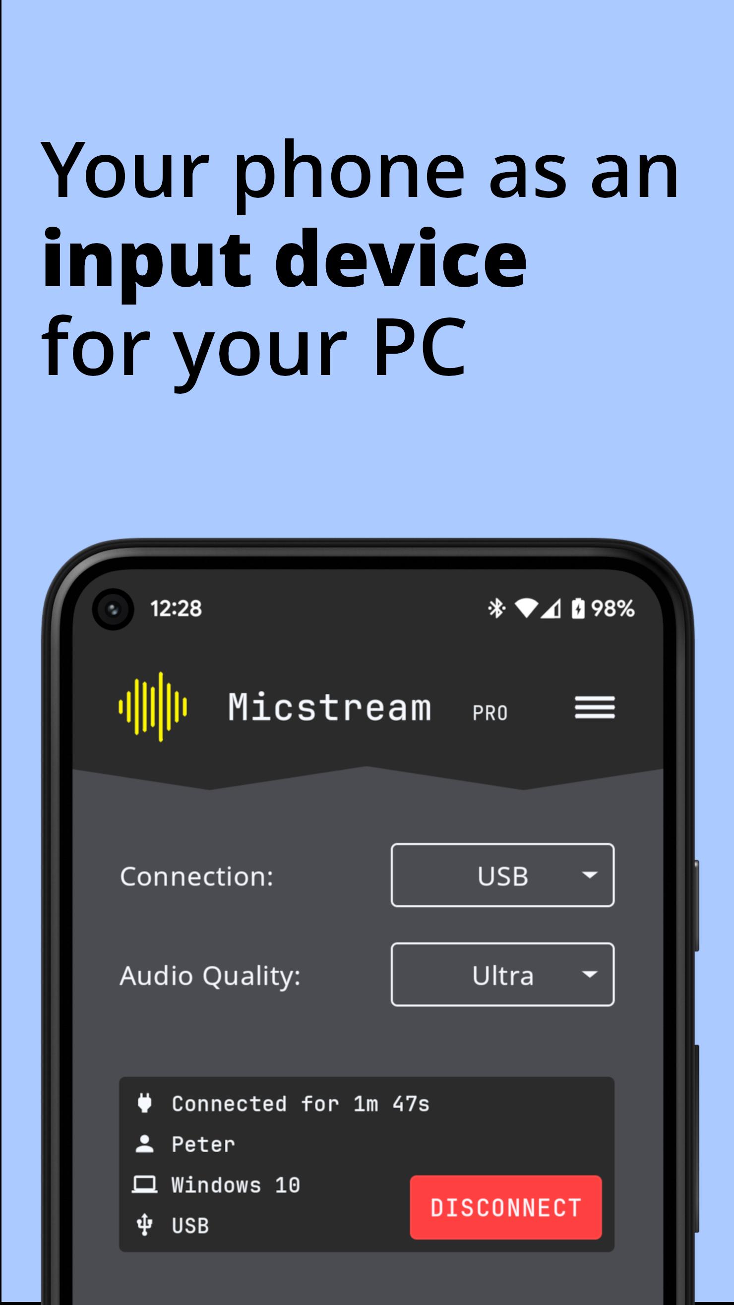 Скачать Micstream - Virtual PC Mic на ПК | Официальный представитель  GameLoop