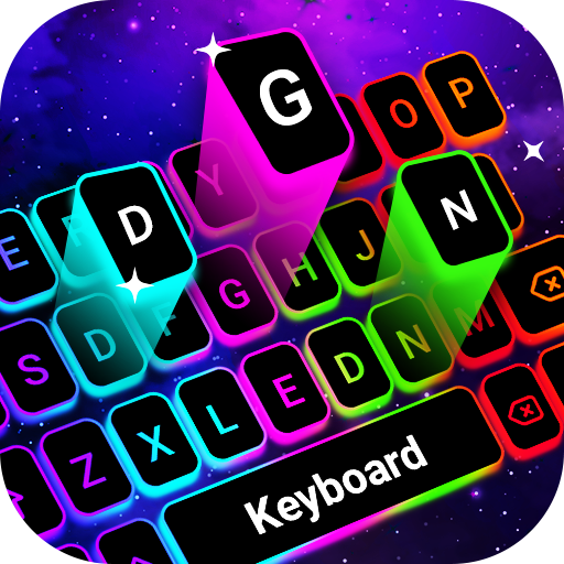 Neon LED Keyboard Emoji, RGB