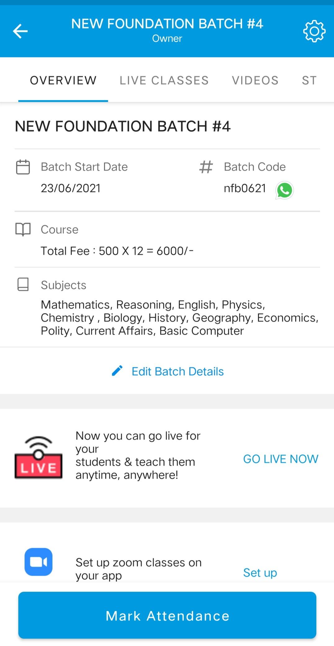 Download LAX CLASSES FORBESGANJ android on PC