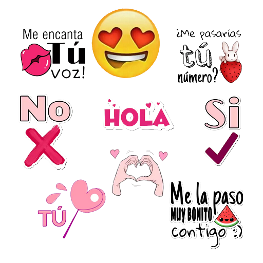 Stickers de amor y Piropos para WhatsApp