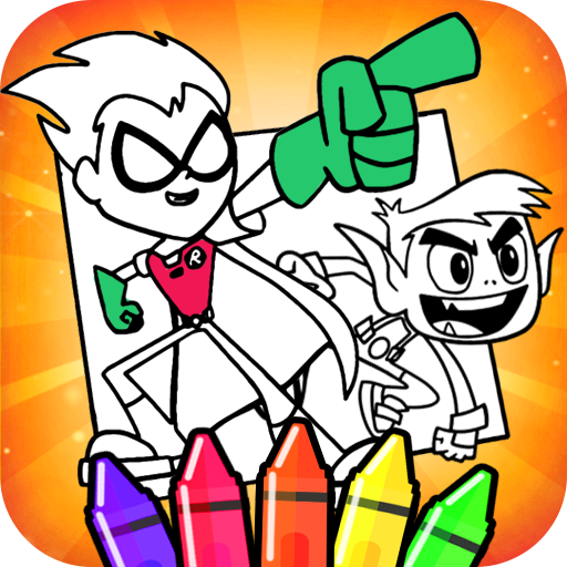 Teen Titans Go Coloring game