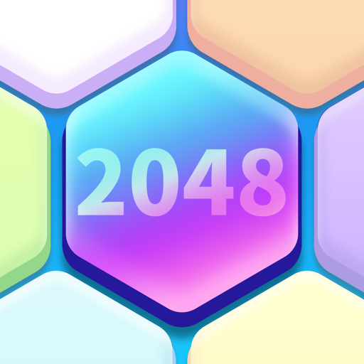 Poppin hexa2048 Hexagon puzzle