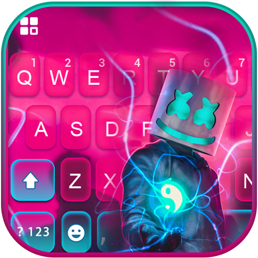 Cool Neon Flash DJ Keyboard Th