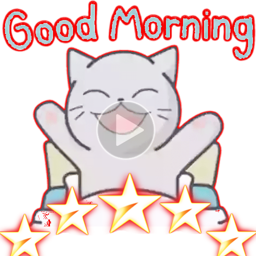 Animated Good Morning&Night Stikers for WhatsApp