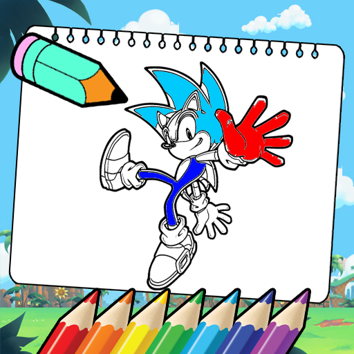 Soni Coloring Blue Cartoon