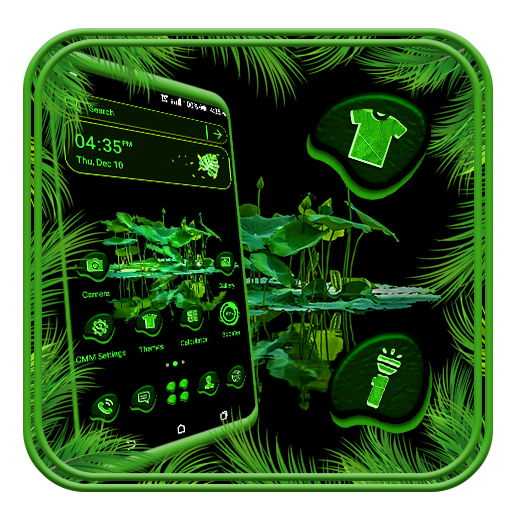 Green Leaves Theme Launcher