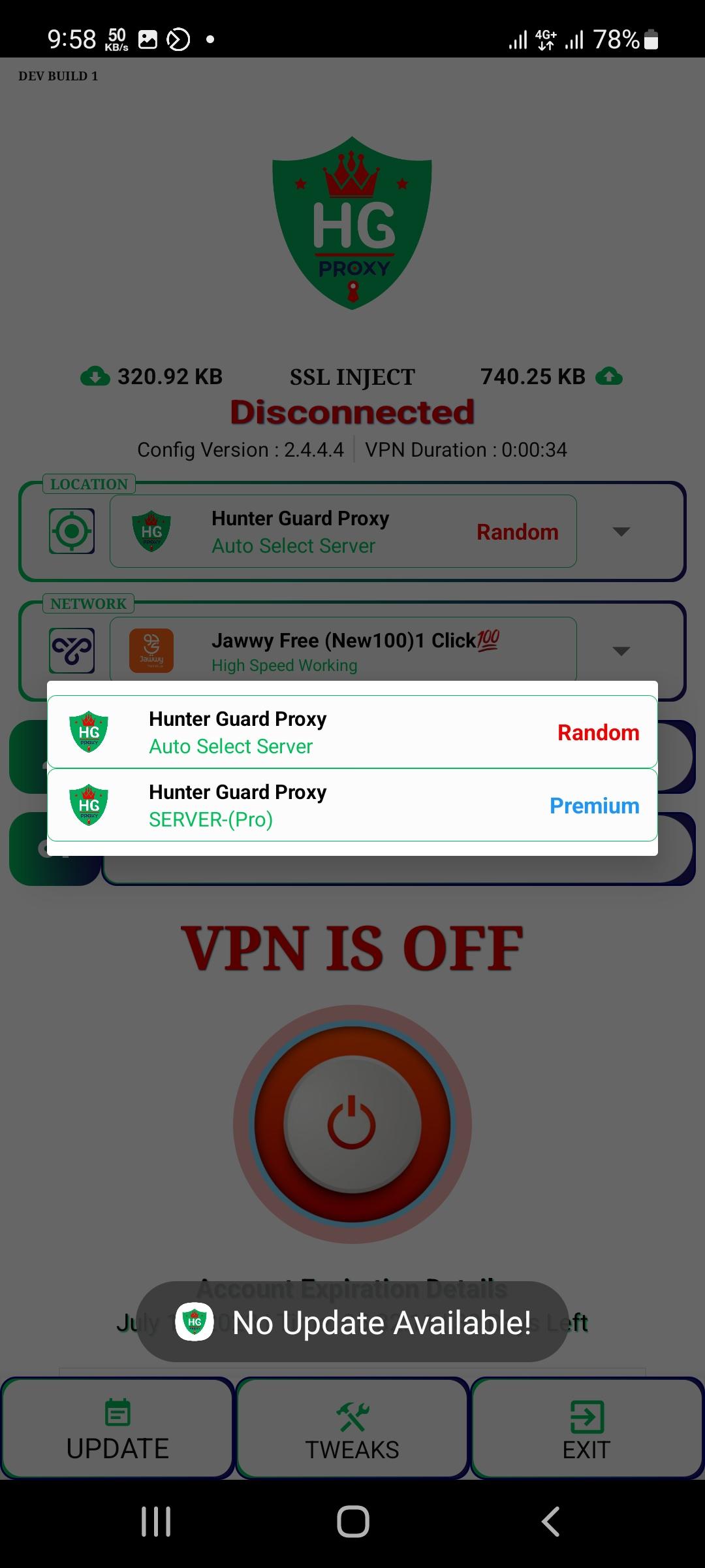 Download Hunter Guard Proxy android on PC