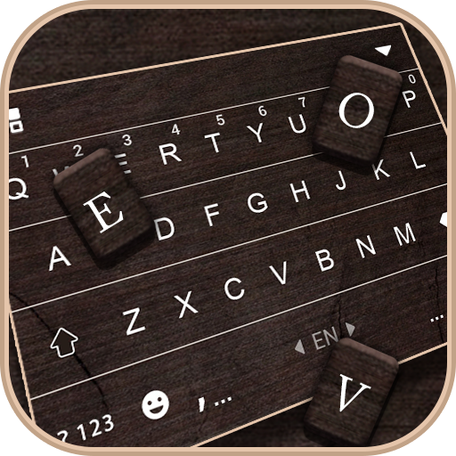 Grey Wood Keyboard Background