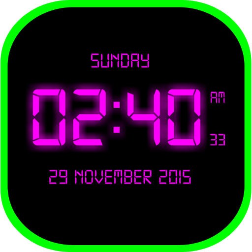 LED clock live HD Wallpaper