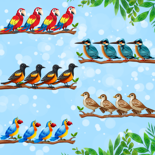 Bird Sort Color Puzzle Game