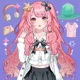女の子の可愛い着せ替えゲーム