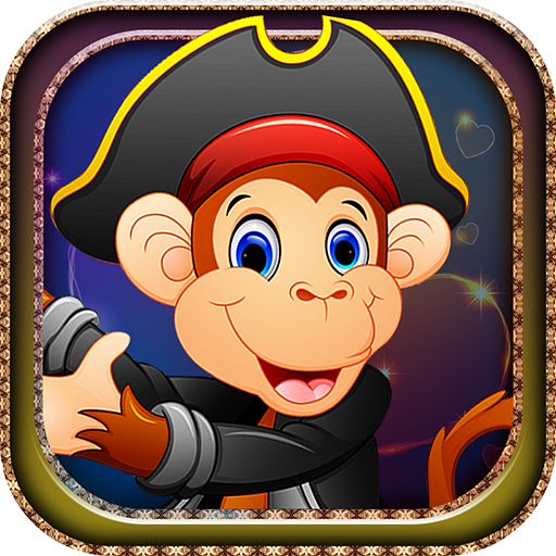 Cute Pirate Monkey Escape