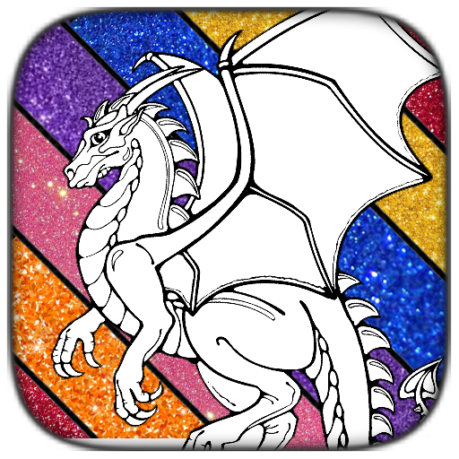 Dragon Glitter Dessin