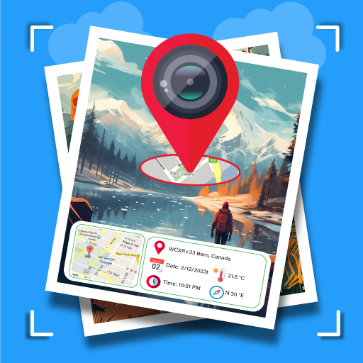 GPS camera & date stamper App