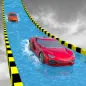 Water Slide Extreme Car Racing