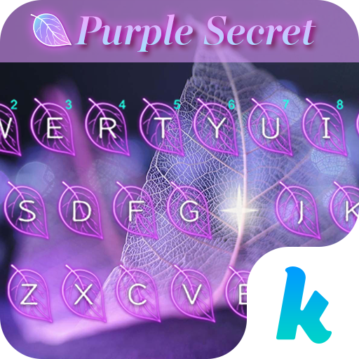 Purple Mystery Emoji Keyboard