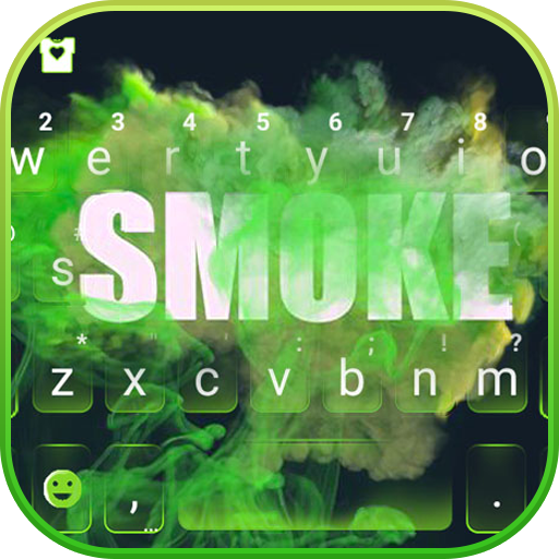 Green Smoke Effect Keyboard Th