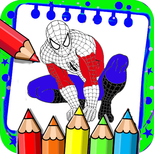 Spider Hero Coloring