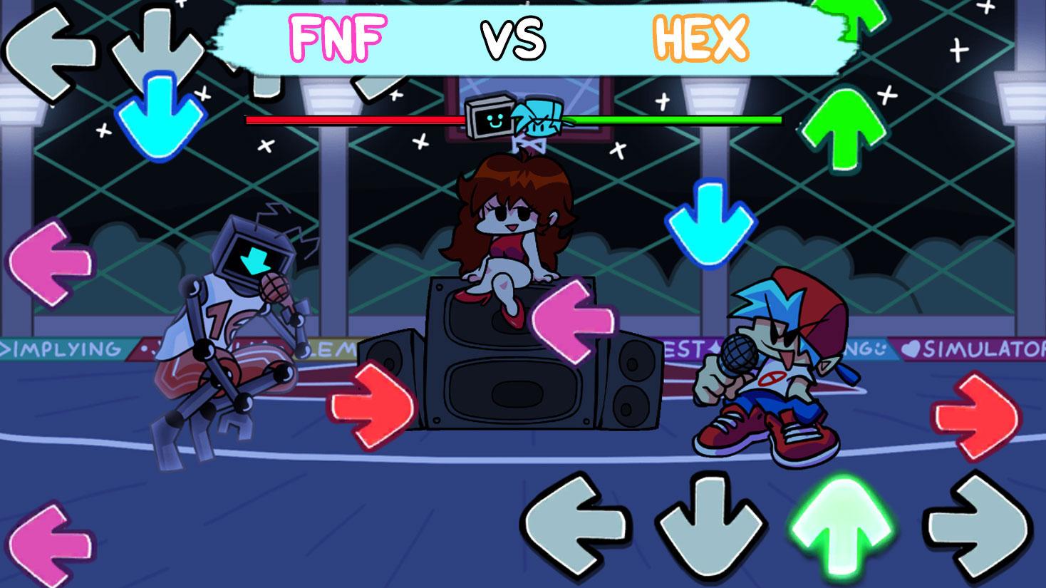 Download Music Battle: FNF vs Hex Mod android on PC