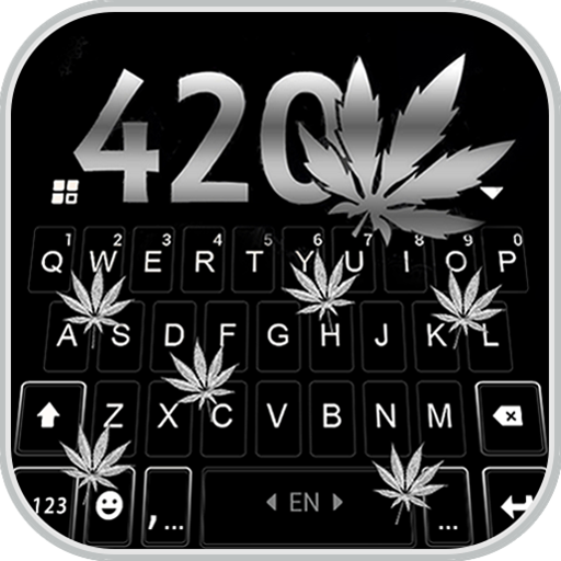 Metal Weed 420 Keyboard Theme