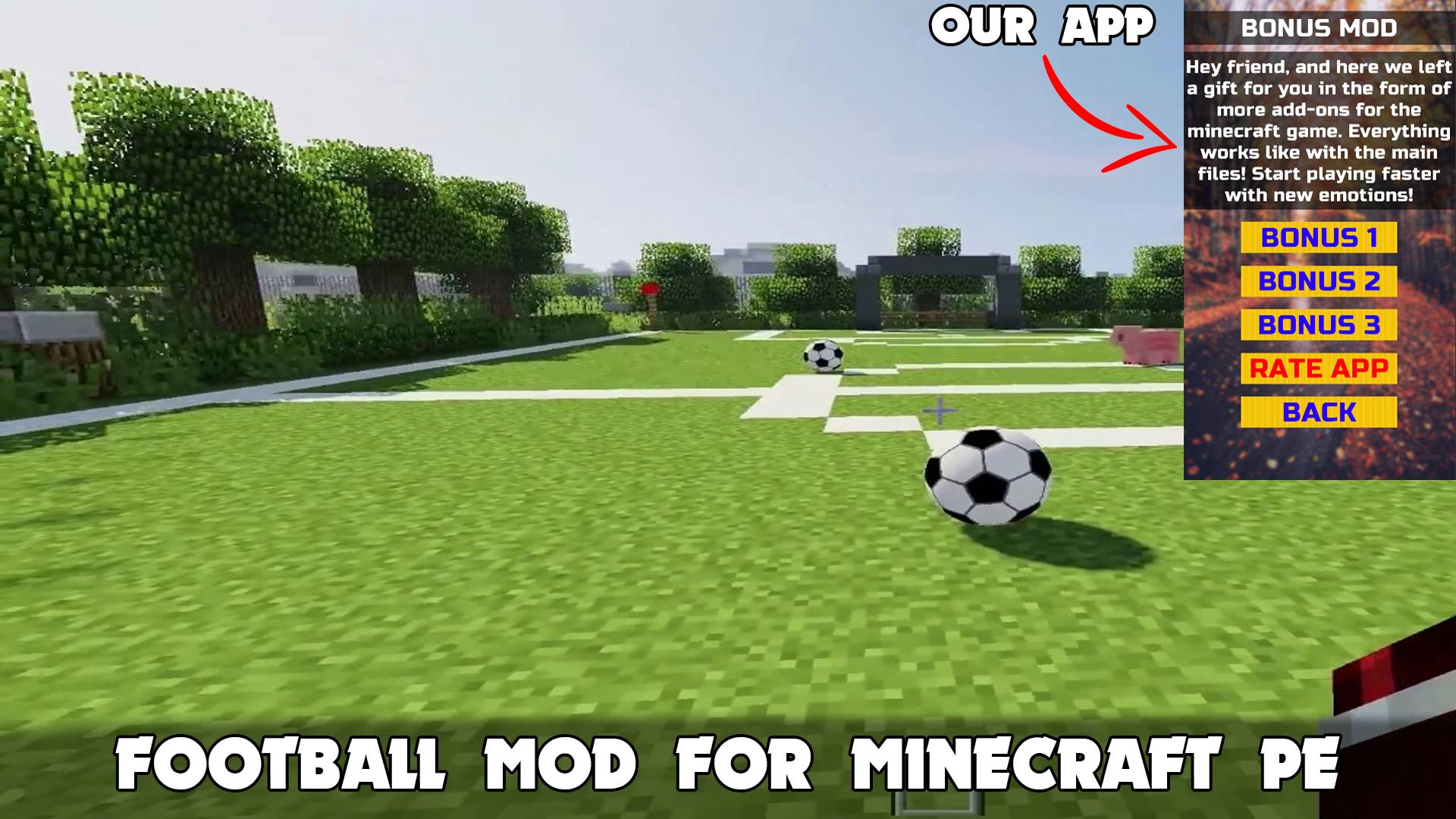 Скачать Football Mod in Minecraft MCPE на ПК | Официальный представитель  GameLoop