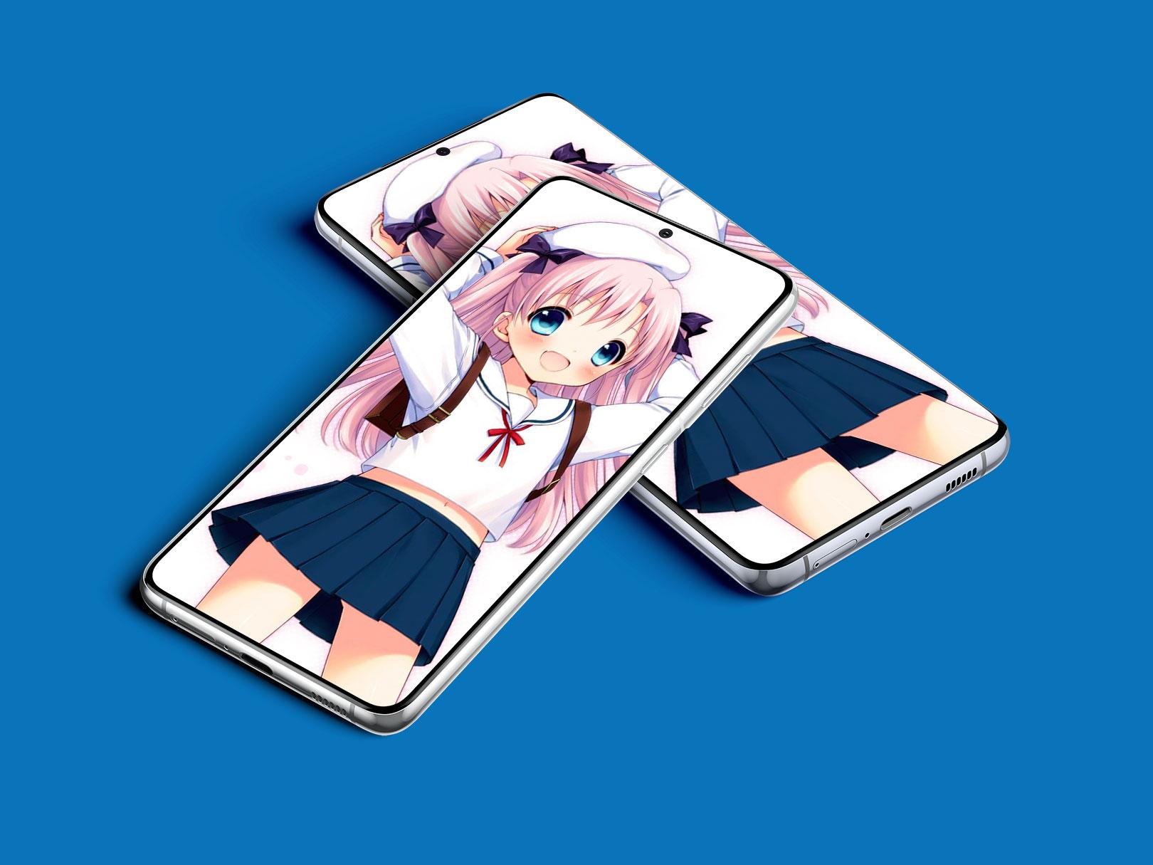 Download Anime Wallpaper Girl Smile android on PC