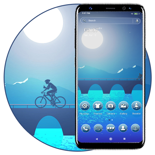 Night Moon Cycling Theme