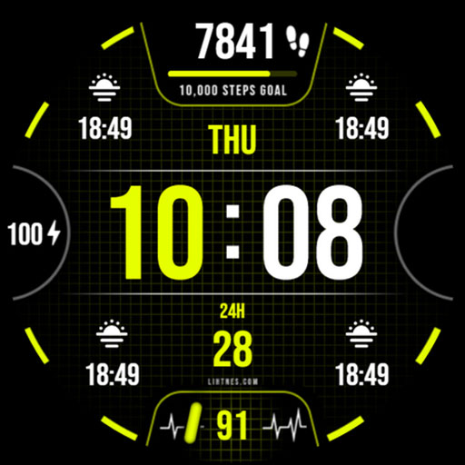 Health Watch Face 044