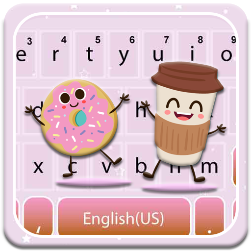 Coffee And Donut Keyboard Them