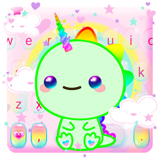 Cute Dinosaur Unicorn Theme