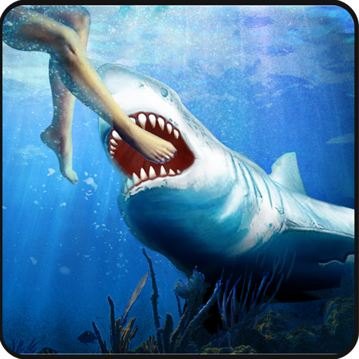 Evil White Shark Survival Game