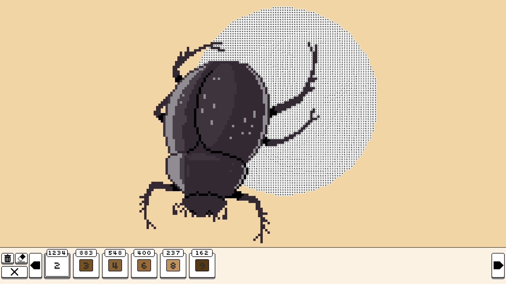 Download Coloring Pixels - Insects Pack Free and Play on PC