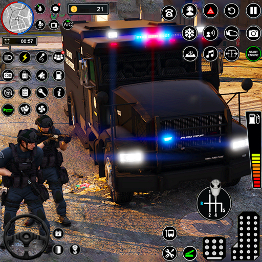 US Police Car Game 2023