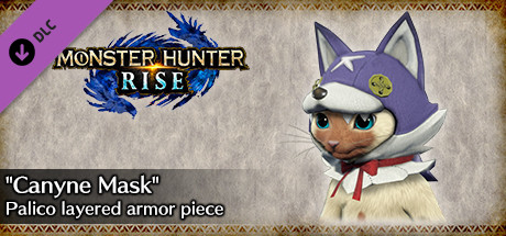 MONSTER HUNTER RISE - "Canyne Mask" Palico layered armor piece
