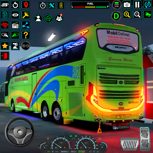 euro jogo de ônibus dirigindo
