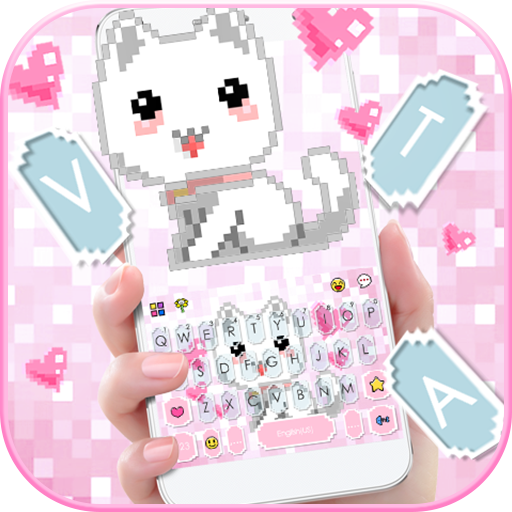 Yeni Havalı Pink Pixel Cat Kla