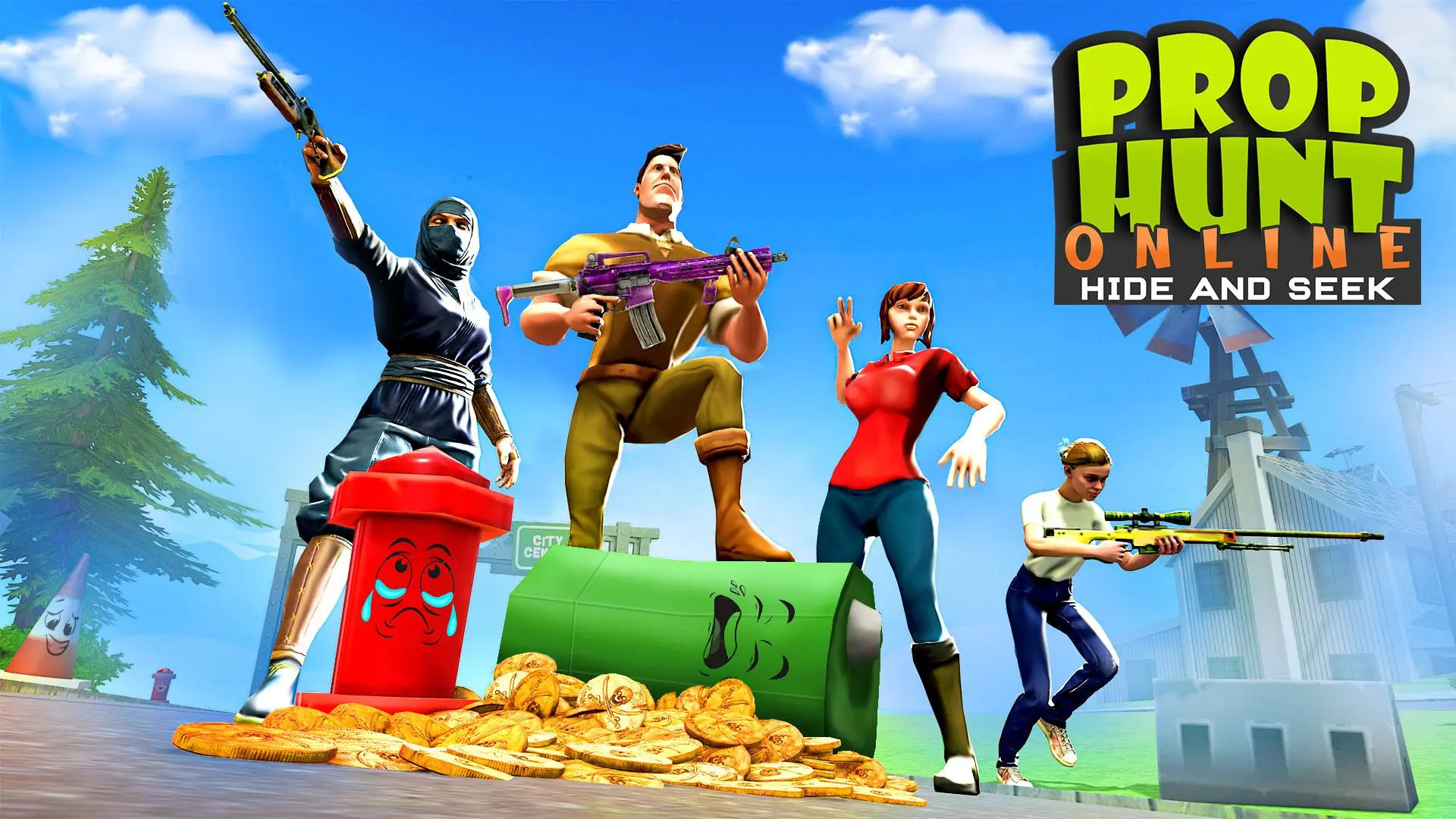 Download Prop Hunt Online: Hide & Seek android on PC