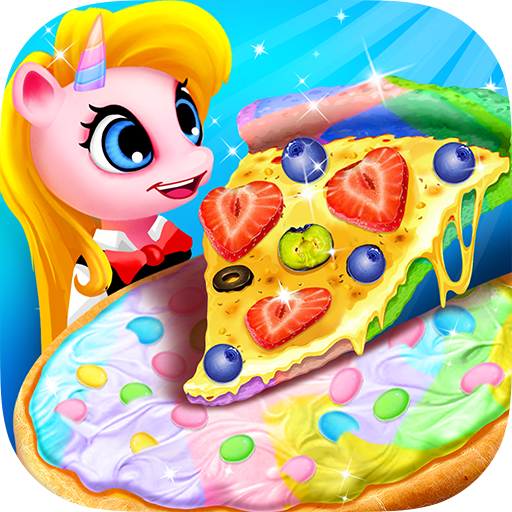 Unicorn Pizza - Rainbow Food
