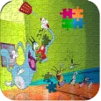 Oggy Puzzle game