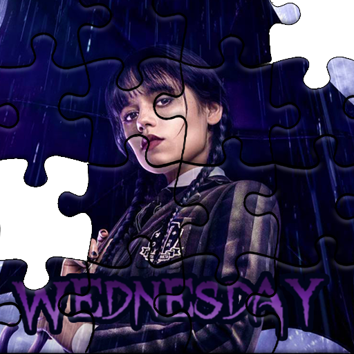 Download Wednesday Addams Game Puzzle android on PC