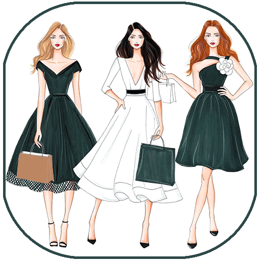 Fashion sketch design clothes