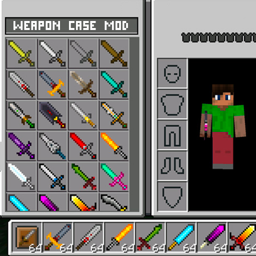 Guns mod - weapon case for mcpe