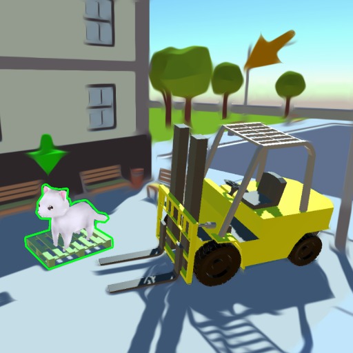 Forklift Animal Transport Rescue Game