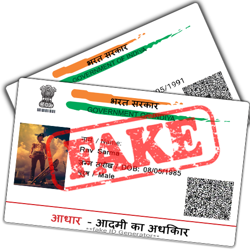 Fake Aadhar Card for India