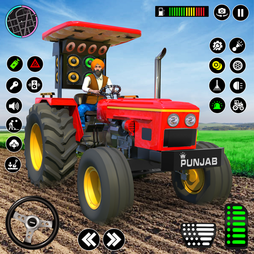 Mengemudi Traktor Pertanian 3D