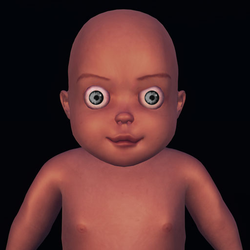 The Scary Baby in Dark House