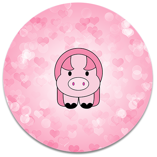 Beauty Pink Pig Theme