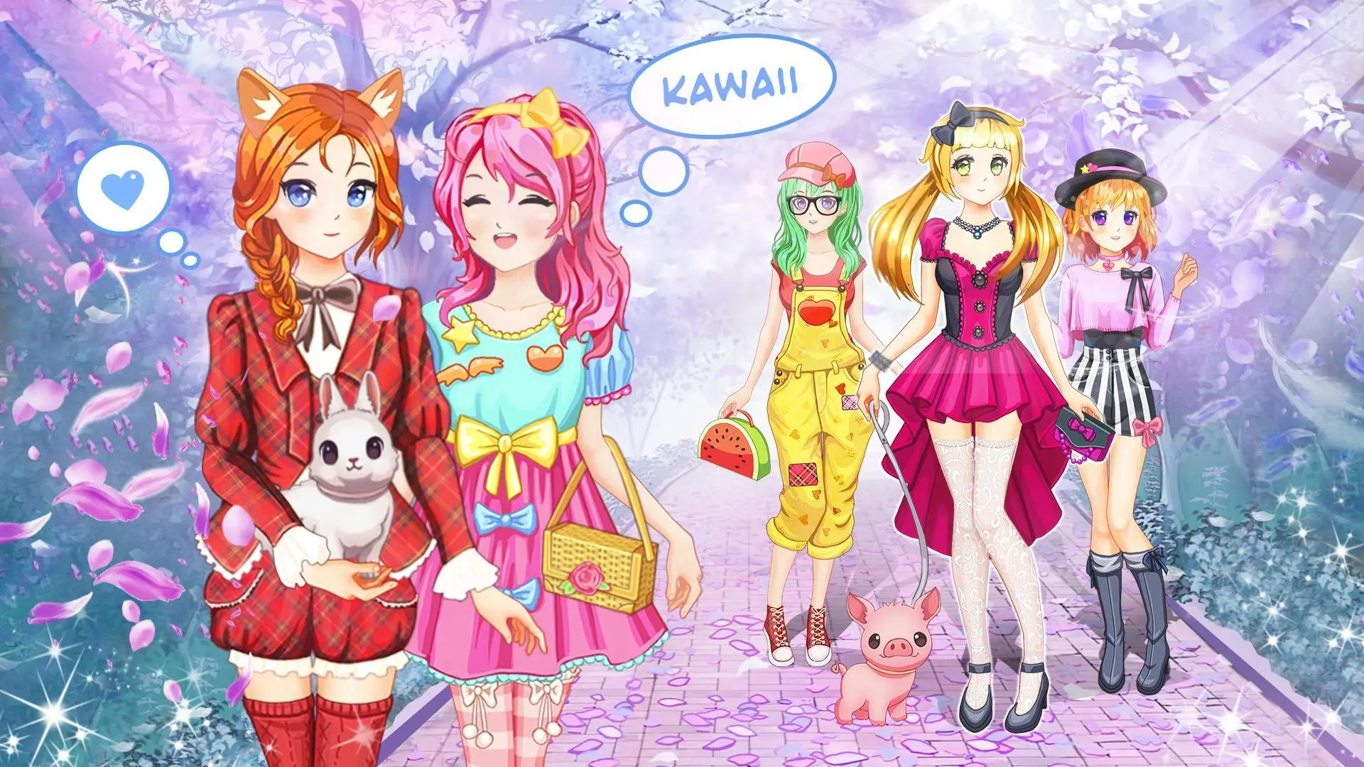 Descargar Anime Kawaii Dress Up Games en PC