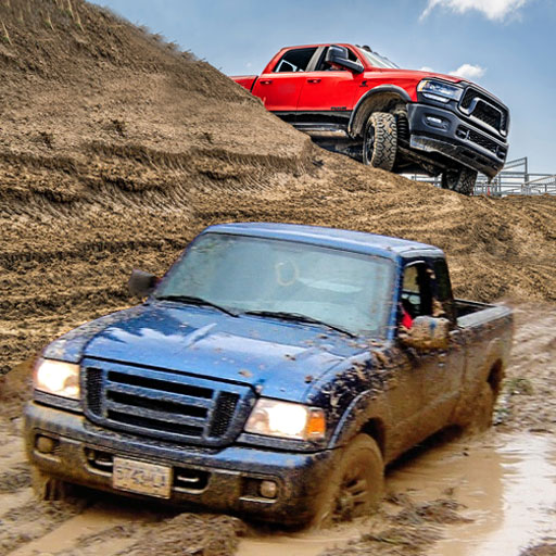 Pickup Truck 4x4 Offroad Drive